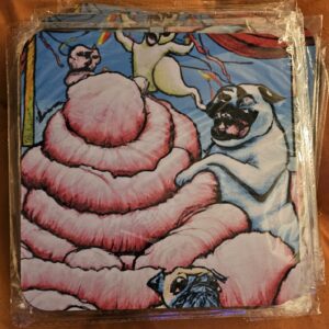 Limited Edition Mouse Pad - Cotton Candy Pug Party